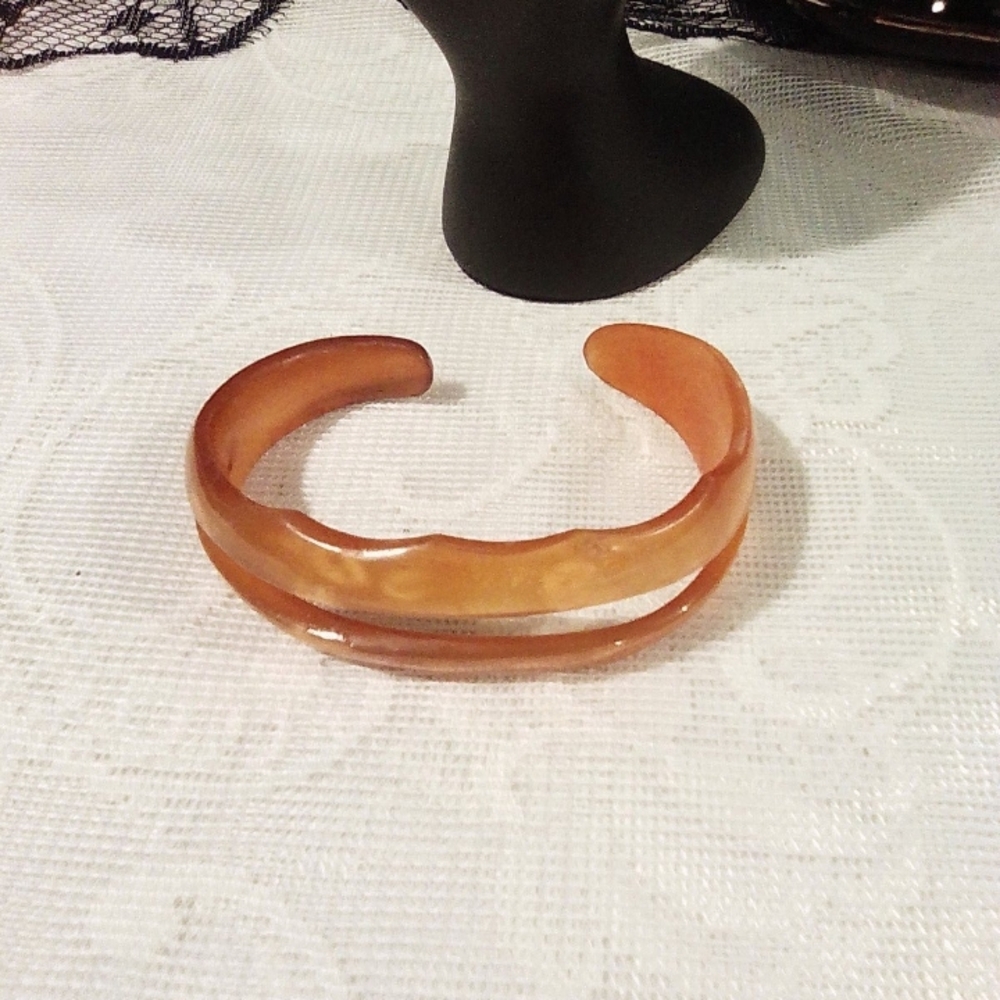 Orange Bangle Bracelet - Picture 3 of 4